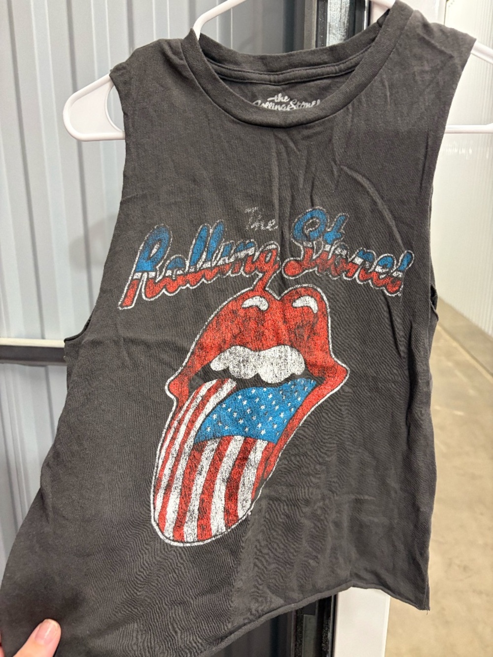 The Rolling Stones Cutoff Style Tank Top, Size Small
